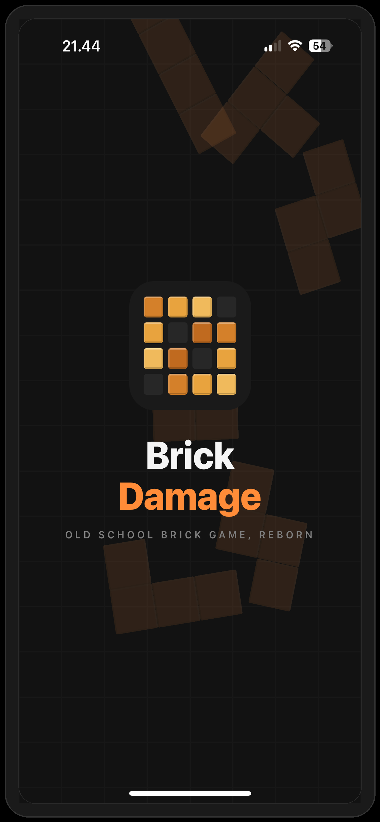 Brick Damage splash screen