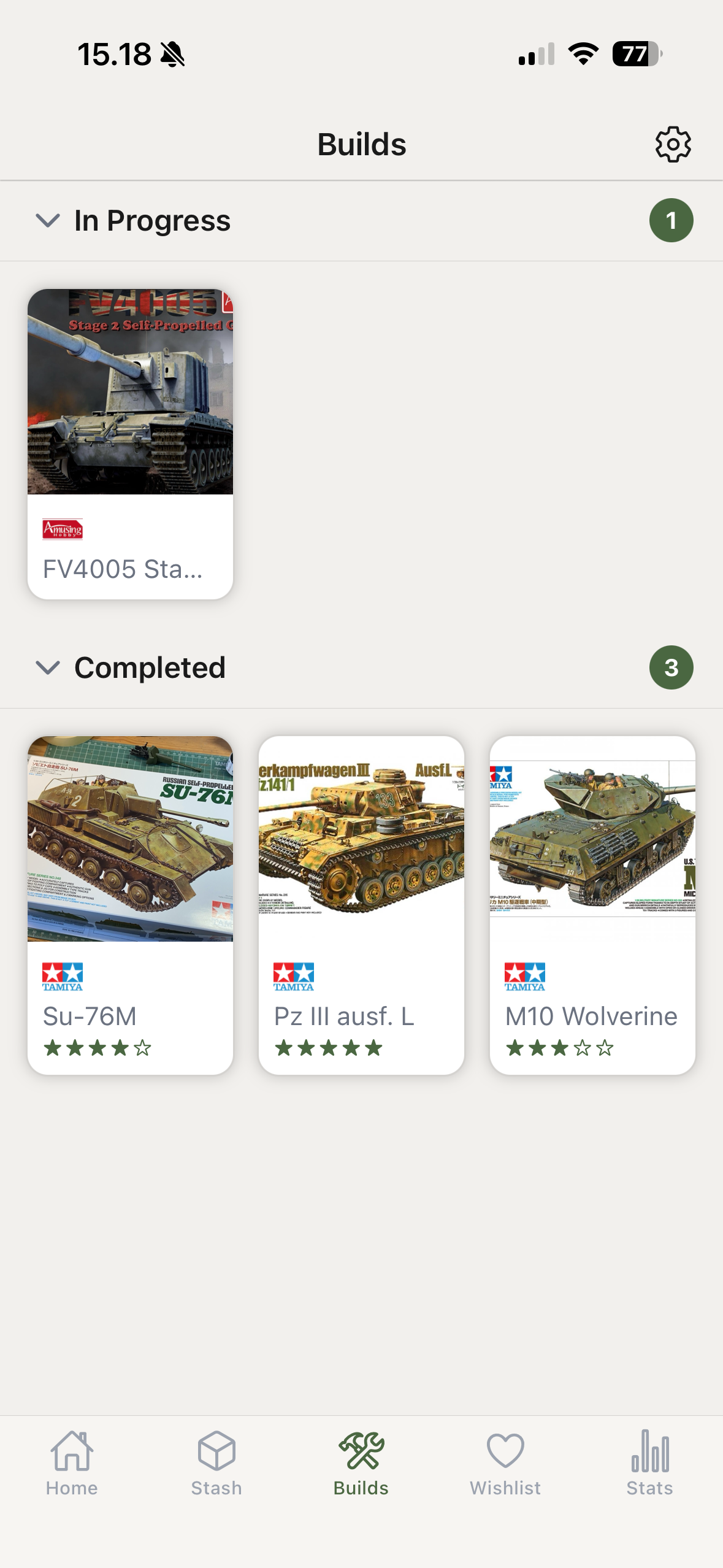 KitPick builds overview