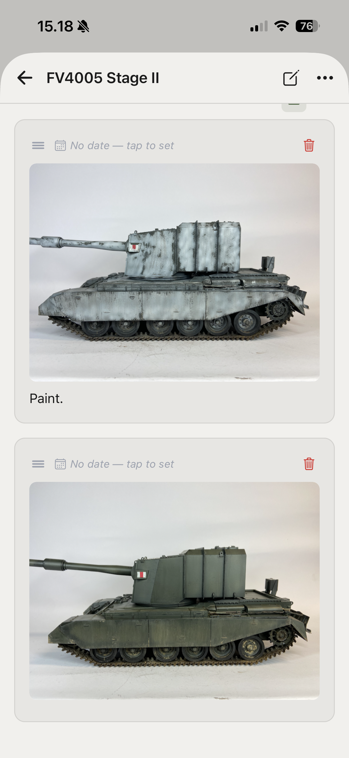 KitPick build journal with photos